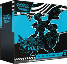 Load image into Gallery viewer, Pokémon TCG: Scarlet &amp; Violet— Black Bolt Elite Trainer Box
